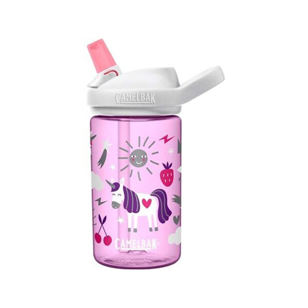 

Фляга для воды спортивная CamelBak 2282501040 eddy+ Kids 14oz, Unicorn Party (0,4л)