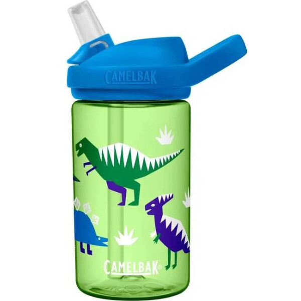

Фляга для воды спортивная CamelBak 2282301040 eddy+ Kids 14oz, Hip Dinos (0,4л)