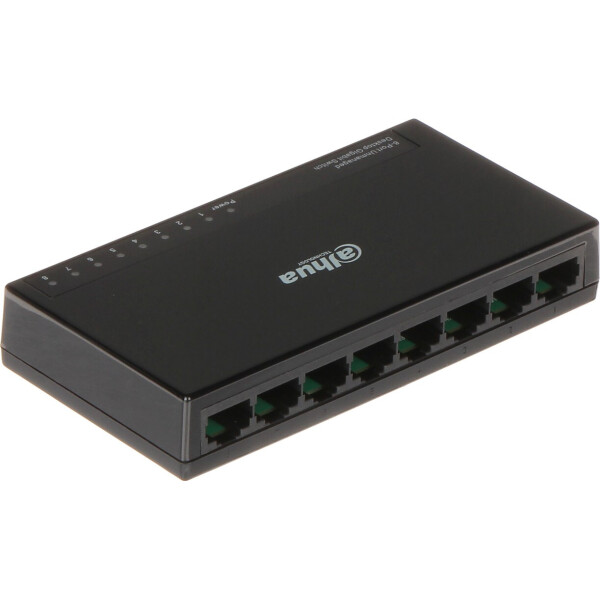 

8-портовый гигабитный коммутатор Dahua DH-PFS3008-8GT-L