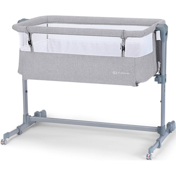 

Приставная кроватка-люлька Kinderkraft Neste Air Grey (KKLNEAIRGRY000)