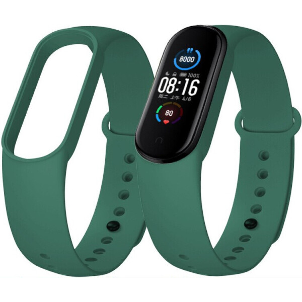 

Ремешок Gasta for Xiaomi Mi Band 5 color Dark Green