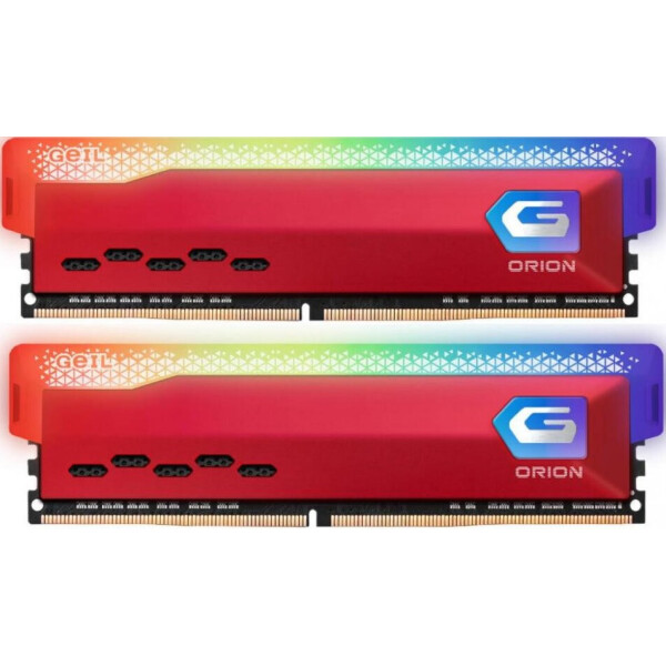 

DDR4 32GB (2x16GB) 3200 MHz Orion RGB Racing Red GEIL (GOSR432GB3200C16BDC)