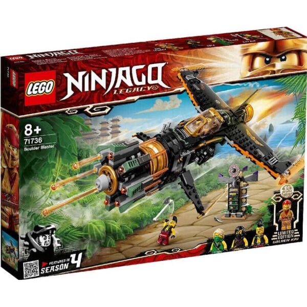 

LEGO Ninjago Скорострельный истребитель Коула (71736)
