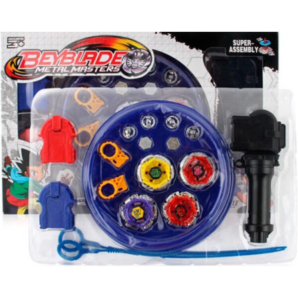 

Набор Beyblade Metal Masters 4 волчка + Арена Бейблейд с пусковыми устройствами