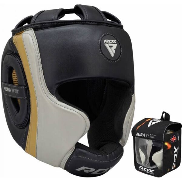 

Боксерский шлем RDX Aura Golden XL(2680_40280)