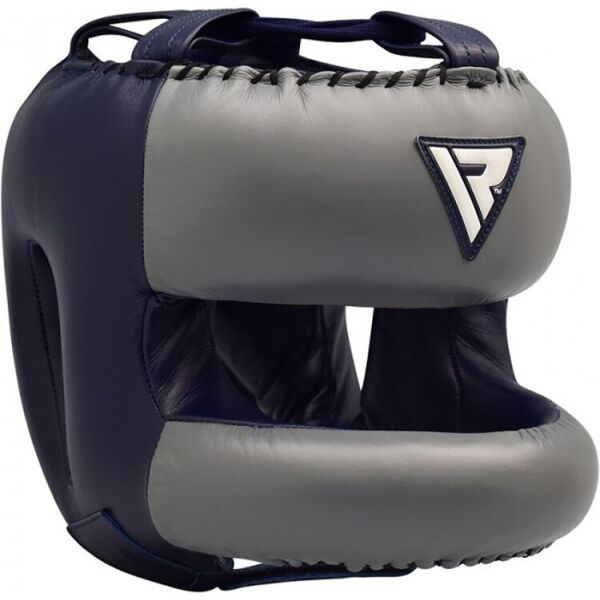 

Боксерский шлем с бампером RDX Leather Pro Blue L(2386_40265)