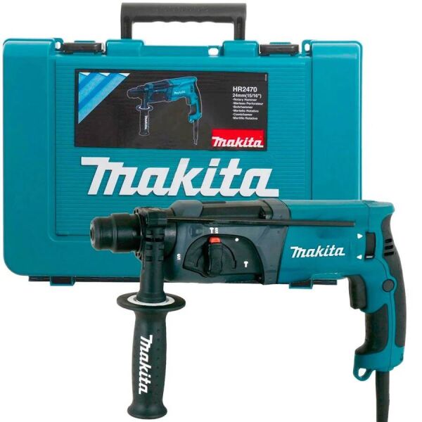 

Перфоратор Makita HR2470 + кейс + 4 бура 6х100/160