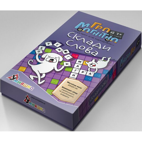 

Игра магнитная Умняшка Сложи слова (1425)