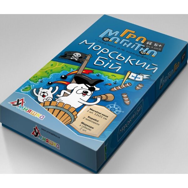 

Игра магнитная Умняшка Морской бой (1401)