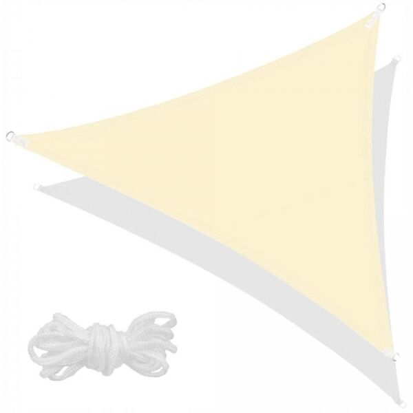 

Тент-парус теневой для дома, сада и туризма Springos 5 x 5 x 5 м Light Yellow (SN1013)