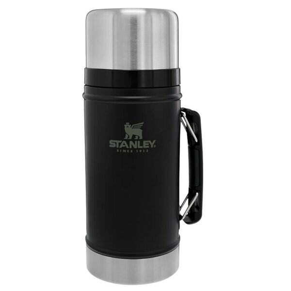 

Термос пищевой Stanley Classic Legendary Matte Black 0.94 л (6939236347990)