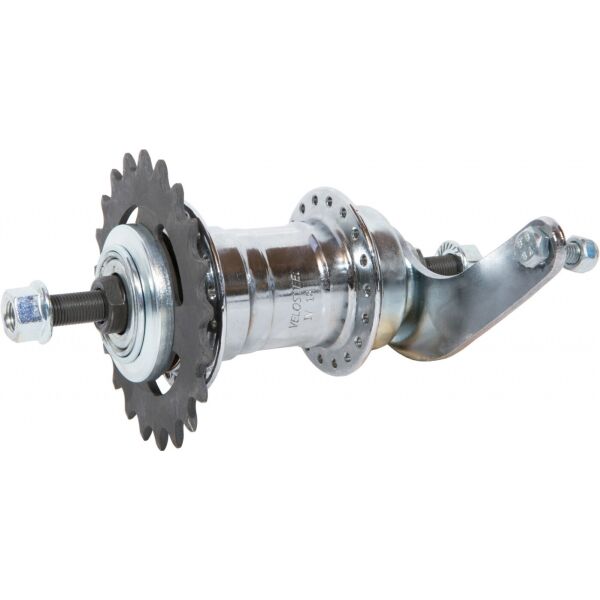 

Втулка задняя ST тормозная 36H 14G 21T на гайках VELOSTEEL (Чехия)(1257)