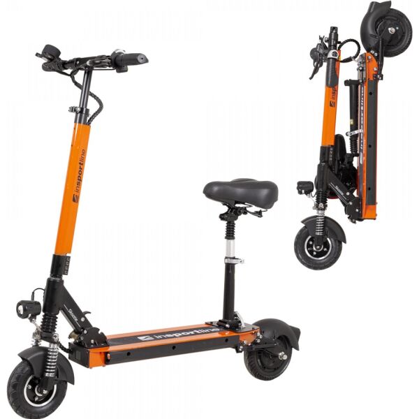 

Электросамокат inSPORTline Skootie Pro 8" с сиденьем - оранжевый