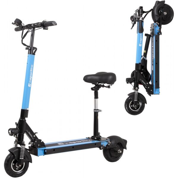 

Электросамокат inSPORTline Skootie Pro 8" с сиденьем - синий