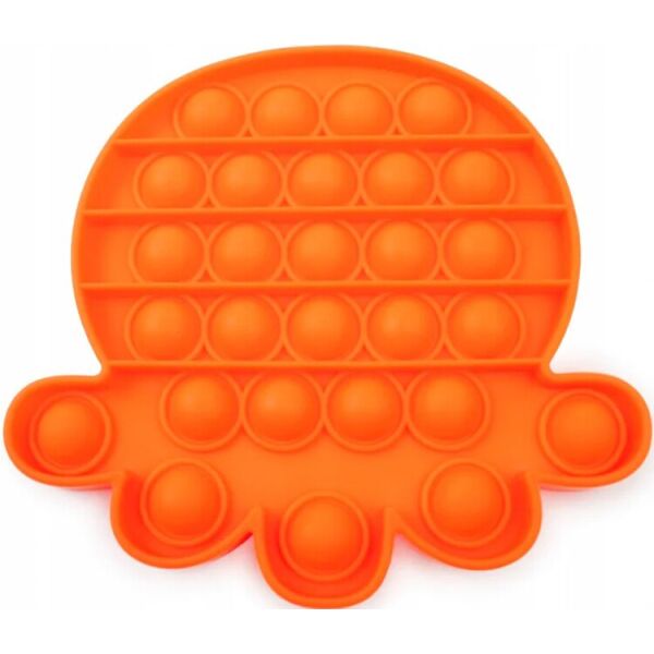 

Игрушка антистресс Pop it силиконовая для детей (оранжевый осьминог)