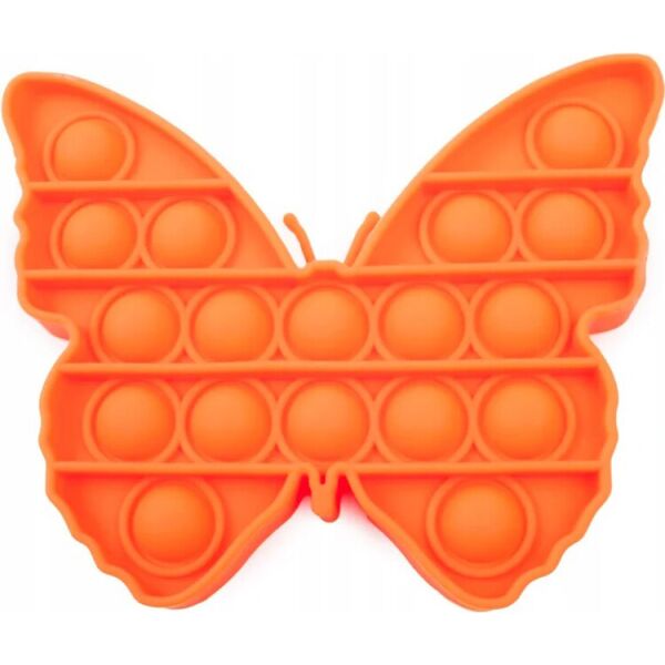 

Игрушка антистресс Pop it силиконовая для детей (оранжевая бабочка)