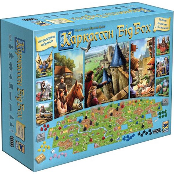 

Настольная игра Hobby World Каркассон: Big Box (915290)