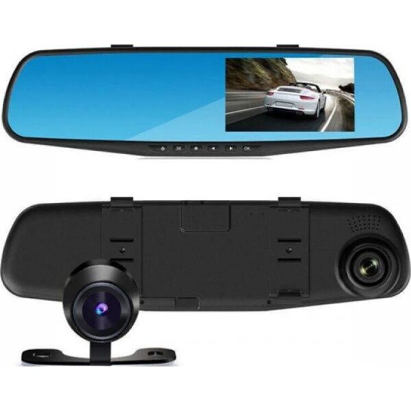 

Автомобильный регистратор зеркало с двумя камерами Dvr 138W 4.3