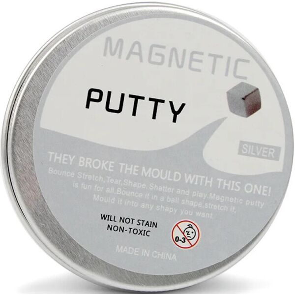 

Пластилин умный магнитный Magnetic Putty серый