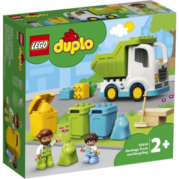 

LEGO® DUPLO Мусоровоз и контейнеры для раздельного сбора мусора (10945)
