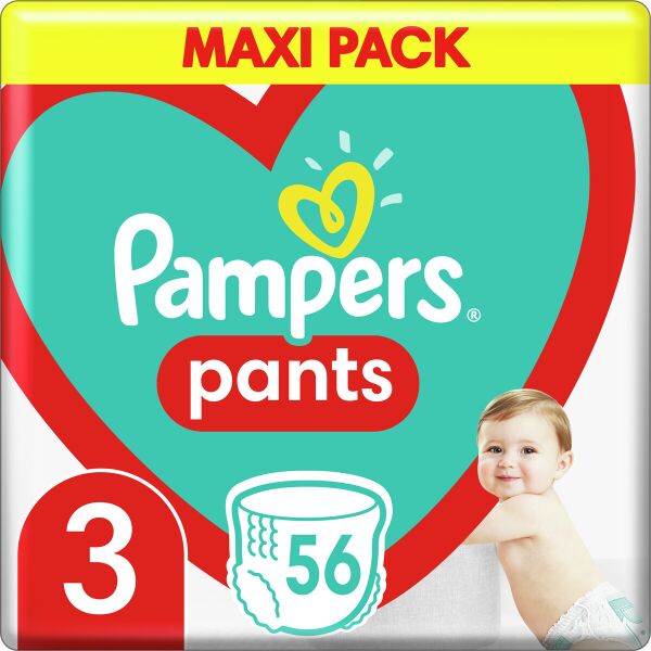 

Подгузники - трусики Pampers Pants Размер 3 (6-11 кг), 56 шт (8006540068663)