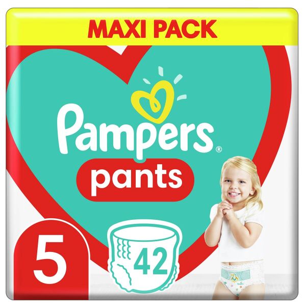 

Подгузники - трусики Pampers Pants Размер 5 (12-17 кг), 42 шт (8006540068960)