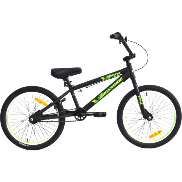 

Велосипед Crossride Freestyle 20" BMX Черно-зеленый (0485-З)