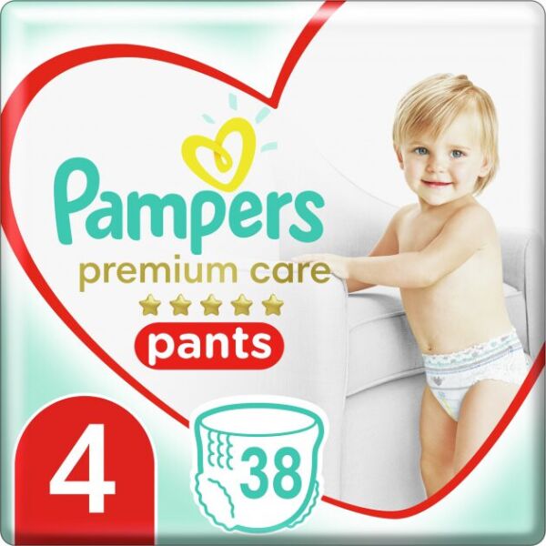 

Подгузники-трусики Pampers Premium Care Pants размер 4 Maxi 9-15 кг 38 шт (8001090759832)