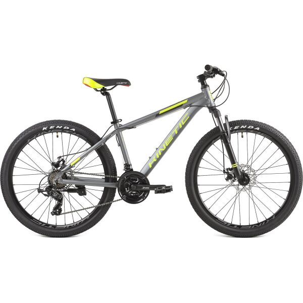 

Велосипед KINETIC 26" PROFI 15" Серо-зеленый (21-257)2021
