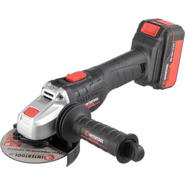 

Шлифмашина угловая аккумуляторная Intertool WT-0366
