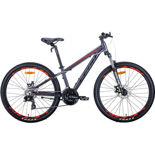 

Велосипед 26" Leon SUPER JUNIOR DD антрацитовый с красным (м) (OPS-LN-26-065) 2021