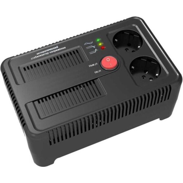 

Стабилизатор напряжения электронный ElectrO НСТ-1000 2 розетки 1 кВт (HCT10EL2)