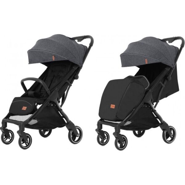 

Коляска прогулочная CARRELLO Turbo CRL-5503 Moon Grey + дождевик S (темно-серая)