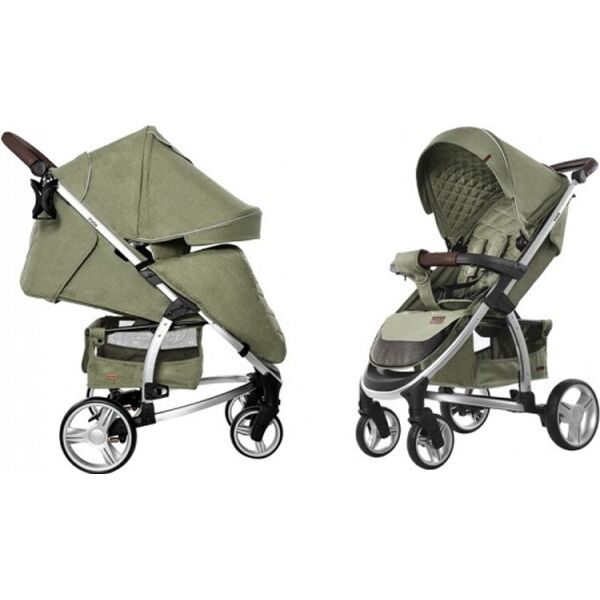 

Коляска прогулочная CARRELLO Vista CRL-8505 Olive Green в льне + дождевик (оливковая)