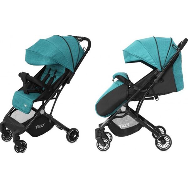

Коляска прогулочная Tilly Bella T-163 Pear Green + дождевик (бирюзовая)