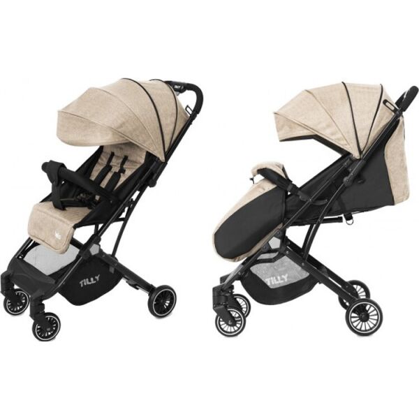 

Коляска прогулочная Tilly Bella T-163 Linen Beige + дождевик (бежевая)
