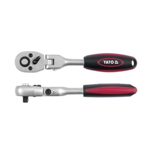 

Трещотка YATO с шарнирным головки 1/4 ", длина 159 ММ, 72 зуба YT-0325