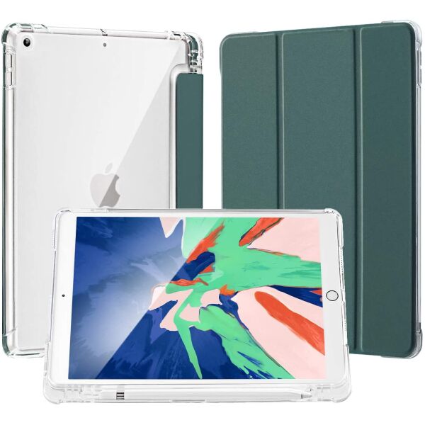 

Чехол-книжка Soft Edge BeCover для Apple iPad 10.2 2019/2020/2021 Dark Green (706596)