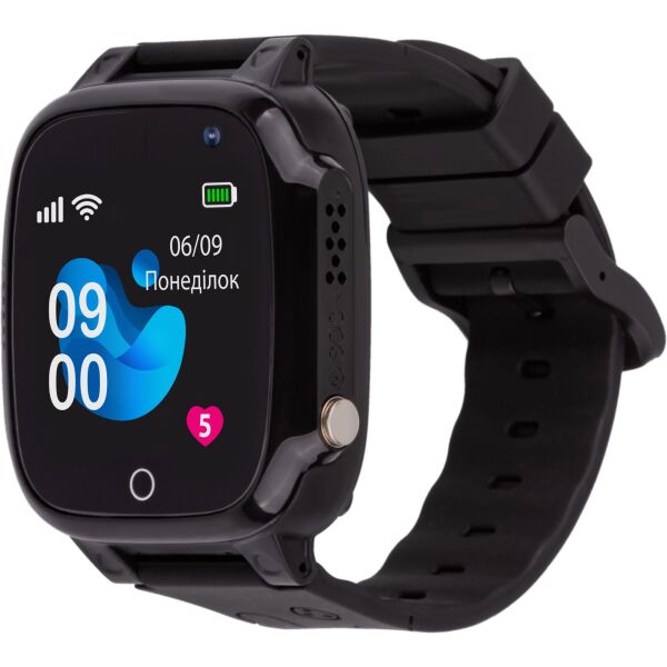 

Смарт-часы для детей AmiGo GO008 MILKY GPS WIFI Black