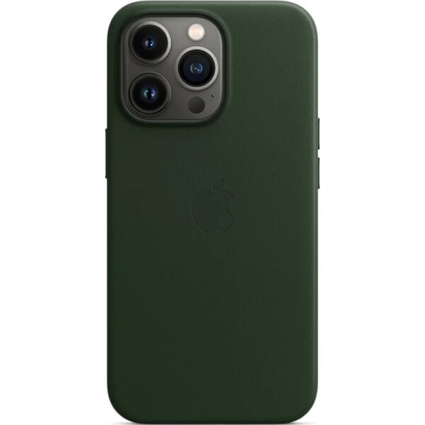 

Чехол Apple Leather Case Sequoia Green для iPhone 13 Pro (MM1G3ZE/A)