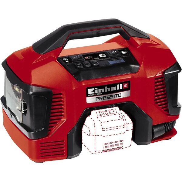 

Автокомпрессор Einhell PRESSITO PXC, Hybrid, 220В (4020460)