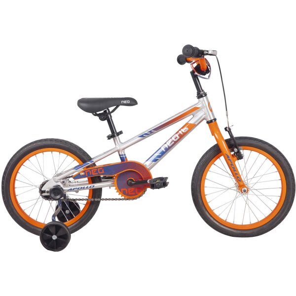 

Велосипед 16" Apollo NEO boys Brushed Alloy/Orange/Navy Blue Fade (SKD-42-31)