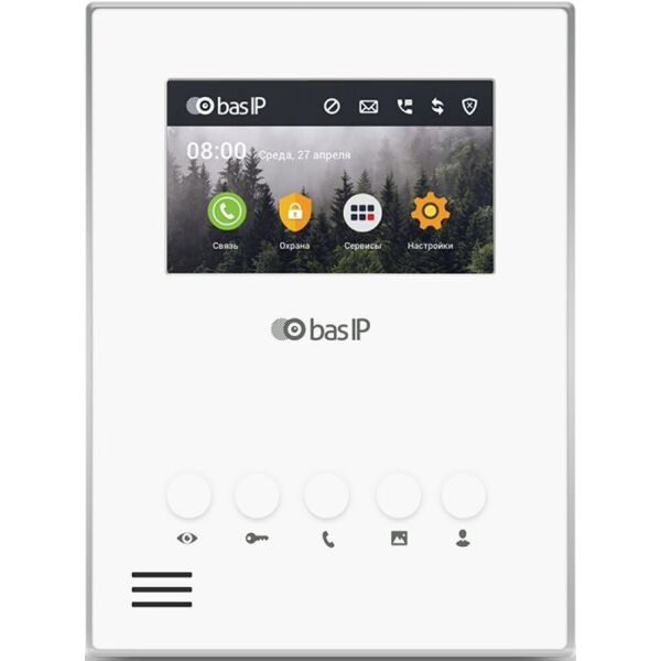 

Видеодомофон Bas-IP AU-04LA White (AU-04LA_W)