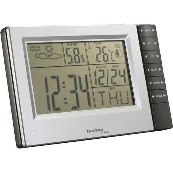 

Метеостанция Technoline WS9121 Silver/Grey (DAS301187)