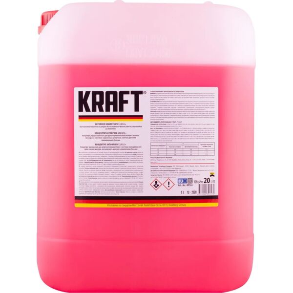 

Антифриз KRAFT G12/12+ Red концентрат 20л (KF124)