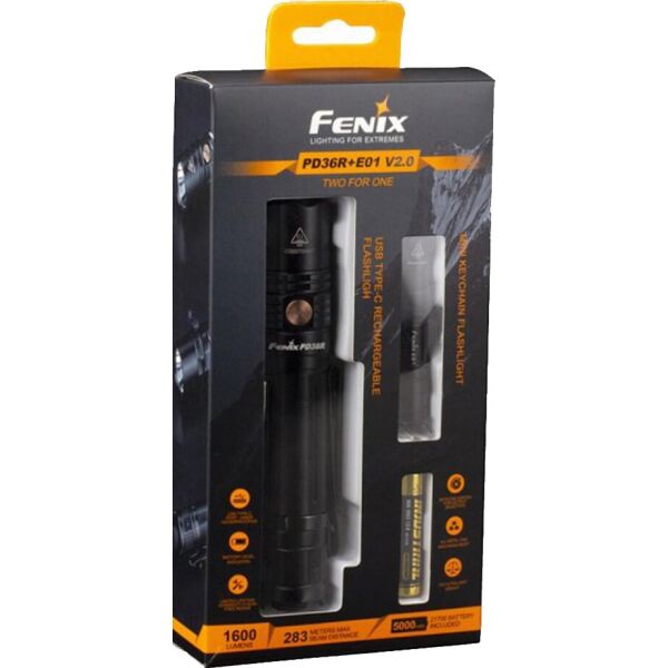 

Фонарь ручной Fenix ​​PD36R+фонарь ручной Fenix ​​E01 V2.0