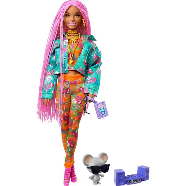 

Кукла Barbie серии Extra с розовыми дредами (GXF09)