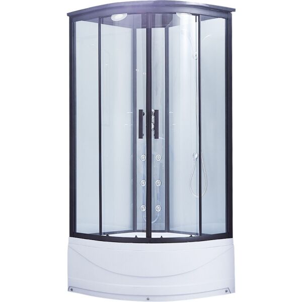 

Гидромассажный бокс Lidz Majatek SBM100x100.BLA.HIGH.TR, стекло прозрачное 5 мм