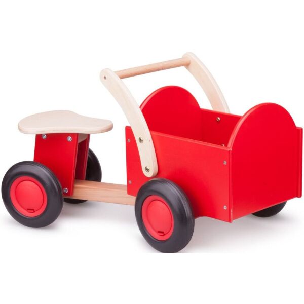 

New Classic Toys Велосипед-перевозчик – Красный (8718446114008)