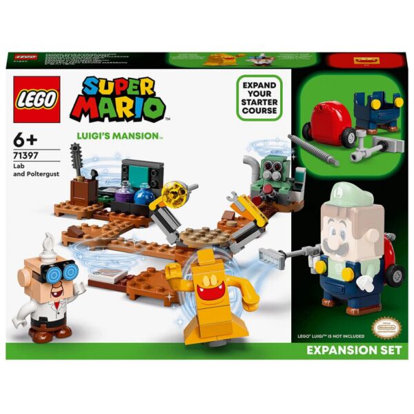 

LEGO® Super Mario Дополнительный набор «Лаборатория и Полтергейст» Луиджи™ (71397)